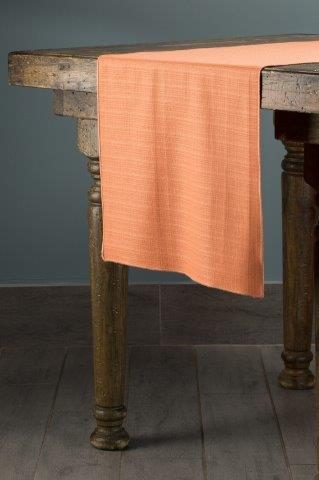 Jute Peach table runner